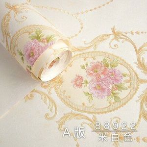 Grote Europese Bloemen 3d Behang Voor Muren Muurschildering Non-woven Bloem Papier Roll Woonkamer Slaapkamer Wandbekleding Papier peint