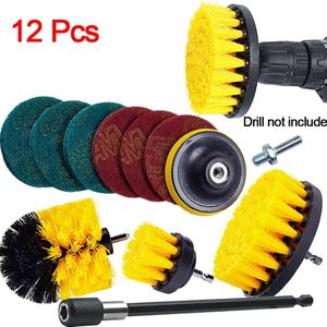 Power Scrubber Borstel Elektrische Boor Borstel Scrub Pads Grout Boormachines Scrubber Schoonmaak Borstels Bad Cleaner Gereedschap Kit