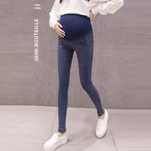 262 # Gewassen Stretch Denim Moederschap Skinny Jeans Verstelbare Buik Potlood Broek Kleding Voor Zwangere Vrouwen Zwangerschap Broek