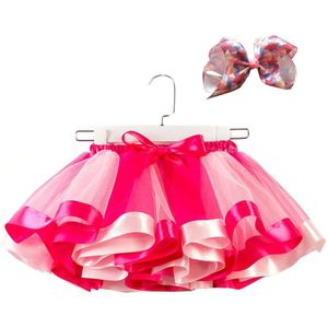 Meisjes Tutu Rok Baby Meisjes Rokken Mini Pettiskirt Dance Rainbow Tulle Kids Prinses Rok Kleurrijke Kinderen Zomer Kleding