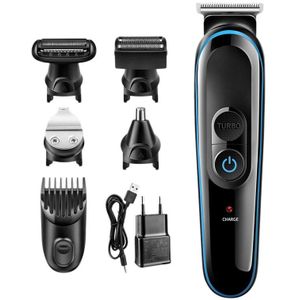 Tondeuse Voor Mannen 5 In 1 Baard Trimmer Oor En Neus Trimmer Detail Trimmer Draadloze & Oplaadbare Eu Plug