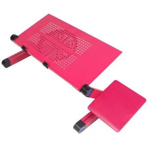 Laptop Tafel Draagbare Opvouwbare Computer Bureau Bed Laptop Stand Lade Bureau Met Cooling Fans Muismat