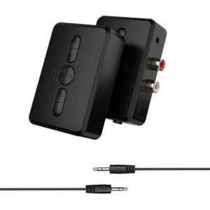 Bluetooth 5.0 Audio-ontvanger Zender Rca 3.5Mm Aux Jack Muziek Stereo Draadloze Adapter Handsfree Bellen Voor Auto Pc Tv