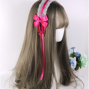 Japanse Stijl Zachte Meisje Lolita Lolita Haarbanden Wit Kant Handgemaakte Kc Haarband Anime Schattige Moeder Meid Hoofd accessoires