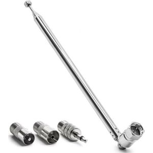 Fm Radio Antenne Telescopische Fm Antenne Vervanging 29.53 &#39;&#39;Indoor Ontvanger