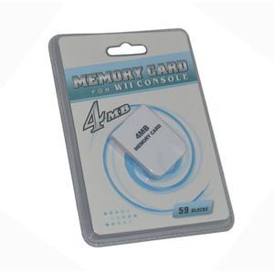 Top-selling Praktische Game 4 MB Geheugenkaart voor Nintendo Wii Gamecube GC Game System Console game besparen