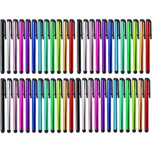 100 Pcs Capacitieve Touchscreen Stylus Pen Voor Iphone X Voor Samsung Tablet Voor Ipad Potlood Stylus Voor Universal Smart telefoon