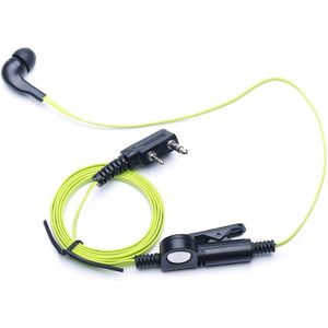 2 Pin Noodle Stijl Oordopjes Hoofdtelefoon K Plug Oortelefoon Headset Voor Baofeng Uv-5R Bf-888S Uv5R Twee Manier Radio