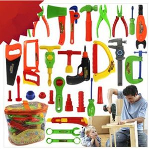 30 Stks/set Educatief Baby Plastic Speelgoed Timmerman Gereedschap Tuin Tool Kit Speelgoed Gereedschap Voor Jongens Kids Gereedschap Carpenter Bouw