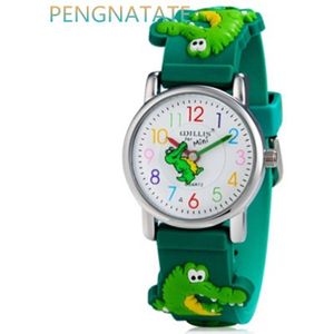 Willis 3D Auto Rubber Band Quartz Horloges Luxe Waterdichte Mode Kinderen Qlastic Horloges Klok Kind Horloge PENGNATATE