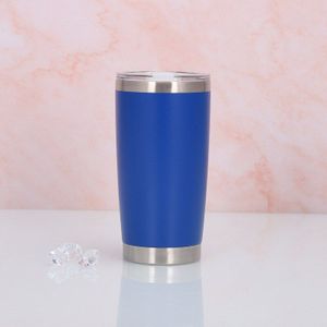 20Oz 600Ml Rvs Ice Beer Thermische Cup Dubbele Wand Vacuüm Geïsoleerde Tumbler Koffie Mok Met Deksel