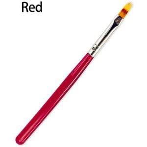 Gekarteld Nail Brush Uv Gel Brush Nail Art Pen Professionele Gradiënt Mengen Nail Gereedschap Zachte Nylon Hair Nail Brush Manicure tool