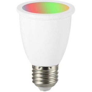 Smart Led Gloeilamp 6W GU10/GU5.3/E27/E14 Rgbw Wifi Led Dimbare Lamp Cup Compatibel met Alexa Google Home App Afstandsbediening