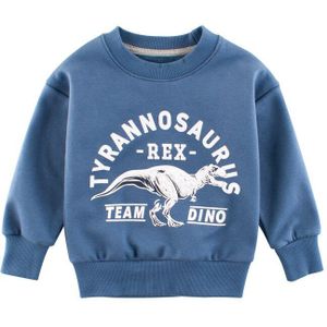 Lente Kind Kleding Baby Jongens Lange Mouwen Tops T-shirt Animal Print Kinderen Katoen Kids Truien Kostuum 2-9 Jaar oude