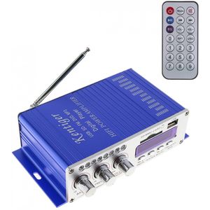 HY502 Digitale Hifi 2CH Auto Stereo Eindversterker Amp Ondersteuning Voor Ipod Usb MP3 Fm Sd Jack Ingang Met Afstandsbediening controle
