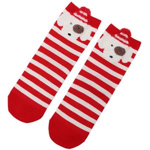 Rode Sokken Dames Cartoon Kerst Sokken Katoen Vrouwen Sokken Leuke Japanse Straight Sokken Dames Sokken Herfst En Winter
