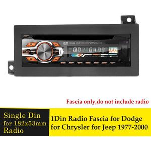 Enkele Din Auto Fascia Radio Panel Voor Chrysler Voor Jeep Voor Dodge Installeren Plaat Bezel Adapter Facia Console Cover Trim cd Frame