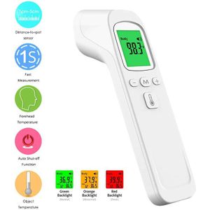 Drie-Kleur Display Oorthermometer Ir Voorhoofd Thermometer Bodytemperature Voor Kids Elder Huishoudelijke Gezondheid Temperatuur Monitor