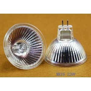 1 stuks Halogeen Lamp MR16 220 V 20 W 35 W 50 W Dimbare Spot Lichten Glas 50 MM Downlight fitting Wandlamp