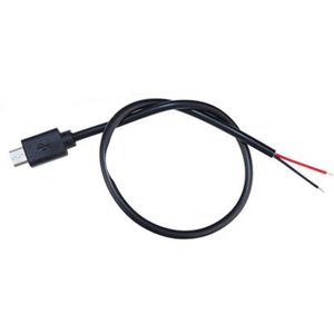 Micro USB Kabel Pigtail 0.3M Micro 5pin USB Vrouwelijke Jack 4 draden Power Pigtail Kabel Cord DIY