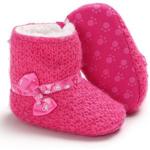 Winter Zoete Breien Pasgeboren Baby Meisjes Prinses Winter Laarzen Eerste Wandelaars Zachte Zolen Baby Peuter Kinderen Meisje Schoeisel Schoenen