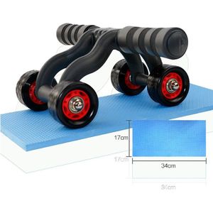 Fitness Abdominale Wiel Ab Roller Met Mat Buikspier Trainer Voor Fitness Oefening Gym Training Apparatuur Rebound Rol&#39;le&#39;r