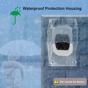 Waterdichte Behuizing Voor Draadloze Deurbel Case Outdoor Deurbel Ring Drukknop Zender Regen Sneeuw Cover