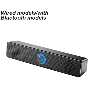 Home Theater TV Sound Bar Speaker Wired Wireless Bluetooth-compatible Surround Soundbar For PC TV Outdoor Speakers Remote