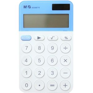 Draagbare Digit Calculator Mini Calculator Zakformaat 12 Display Cartoon Leuke Creatieve Rekenmachine Kantoorbenodigdheden