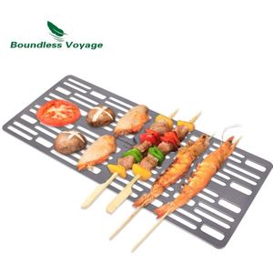 Grenzeloze Voyage Titanium Houtskool Bbq Grill Netto Barbecue Voor Familie Tuin Picknick Outdoor Camping Ultralight Duurzaam