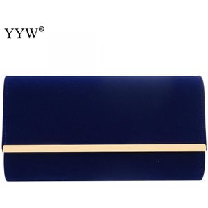 Blauw Flanellen Clutch Vrouwelijke Avond Luxe Handtassen Vrouwen Tassen Clutch Vrouwelijke Zwarte Sac Belangrijkste Femme Bruiloft Tas