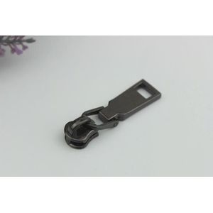 20Pcs 5 # Metalen Rits Sliders Voor Jassen Kleding Rits Hoofd Trekt Zip Reparatie Kit DIY Tas Naaien accessoires
