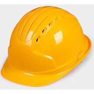 Reflecterende Strip Veiligheid Helm Cap Stijl Vented Harde Hoed, 4-Point Ratchet Schorsing, beschermende Helm Voor Bouwvakker