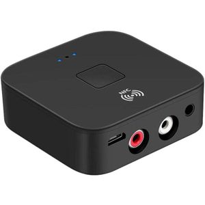 Bluetooth 5.0 Ontvanger Aptx Ll 3.5Mm Aux Rca Jack Draadloze Adapter Auto On/Off Met Mic Bluetooth 5.0 4.2 Auto O Ontvanger