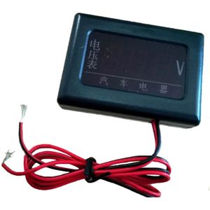 1Set 12V/24V Dc Auto Balck Voltmeters Auto Led Display Indicator Digitale Volt Meter 70x50x20MM