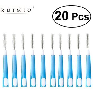 20 Stuks Rager Tandenborstel Gum Interdentale Tandenborstel Orthodontische Draad Borstel Oral Care Mondhygiëne Tand Schoonmaken Tool