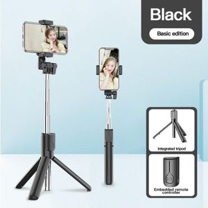 4in1 Draadloze Bluetooth Selfie Stok Led Ring Licht Uitschuifbare Handheld Monopod Live Statief Bluetooth Vullen Licht Selfie
