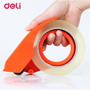 Deli beroep Praktische Plastic Plakband cutter tape Dispenser Office Desktop doos levert tape breedte minder dan 48 mm