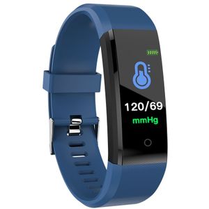 Menselijk Lichaam Sensor Smart Armband Sport Fitness Tracker TFT Display Hartslag Sleep Monitor Oproep Herinnering Stappenteller Polsband