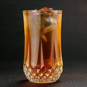 300-400Ml Ronde Bodem Diamant Whisky Glas Ijskoffie Mok Vodka Colin Glas Seabo Cup Sap Cocktail Glas drinken Apparatuur
