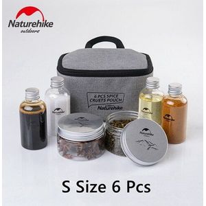 Naturehike Camping Draagbare Spice Cruets Kruiden Jar Pouch Kruiderij Flessen Set Container Bbq Organizer Voor Outdoor Picknick