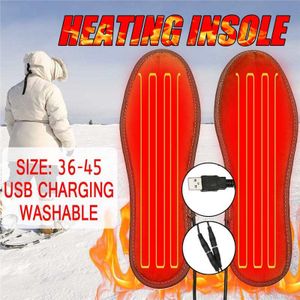 36-45 Yards Unisex Usb Oplaadbare Elektrische Verwarmde Schoenen Inlegzolen Voor Winter Warmer Verwarming Voet Pads Opladen Verwarming Binnenzool
