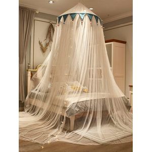 Prinses Wind Gratis Installatie Plafond Klamboe Versleutelde Netto Garen Dochter Kamer Bed Mantel Kinderen Thuis Punch Ronde