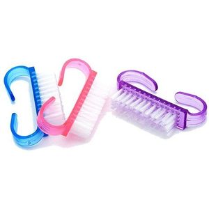 AKiHi 10 stks Nail Cleaning Borstels Vingernagel Verwijderen Dust Care Tools