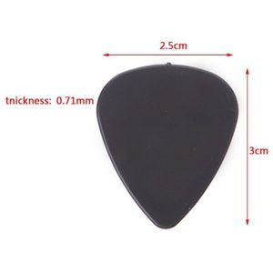 Lot 100Pcs Akoestische Gitaar Picks 0.71Mm Plectrums Muziekinstrument Q22F