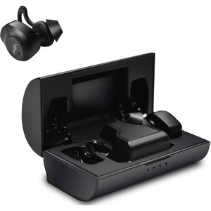 Nia Bluetooth Oortelefoon Sport Oordopjes Anti-Verloren Haaienvin Deep Bass Hi-Fi Oortelefoon Lange Speeltijd Opladen doos