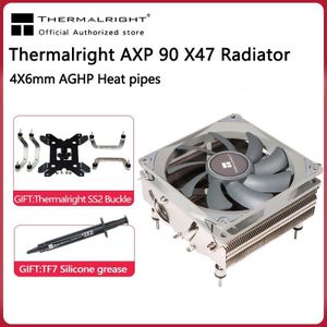 Thermalright AXP90-X47 FULL 47mm Chassis Fan Pure Copper Down Pressure Radiator 4X6mmAGHP Heat Pipe Reflow Soldering Process Fan