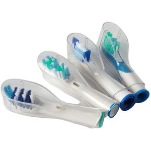 Clear Elektrische Tandenborstel Heads Cover Voor Orale B Tandenborstel Reizen Draagbare Beschermende Covers Plastic Cap Case Badkamer Gereedschap