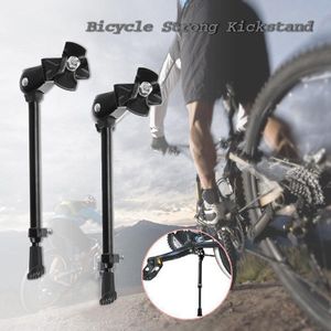 Fiets Kickstand Side Verstelbare Aluminium Legering Mtb Hoogte Achter Kick Stand Voor 24-27 Inch Band Fietsen Mountainbike