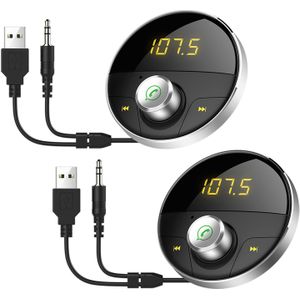 Auto MP3 Speler Bluetooth Fm Radio Zender Kit, Handsfree Praten